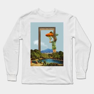 Isthmus - Surreal/Collage Art Long Sleeve T-Shirt